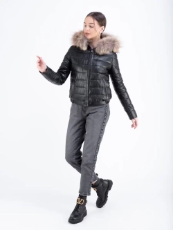 Куртка женская из натуральной  кожи