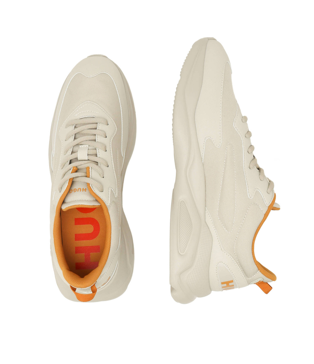 Кроссовки Leon_Runn_cvpu HUGO - бежевый(50517096)