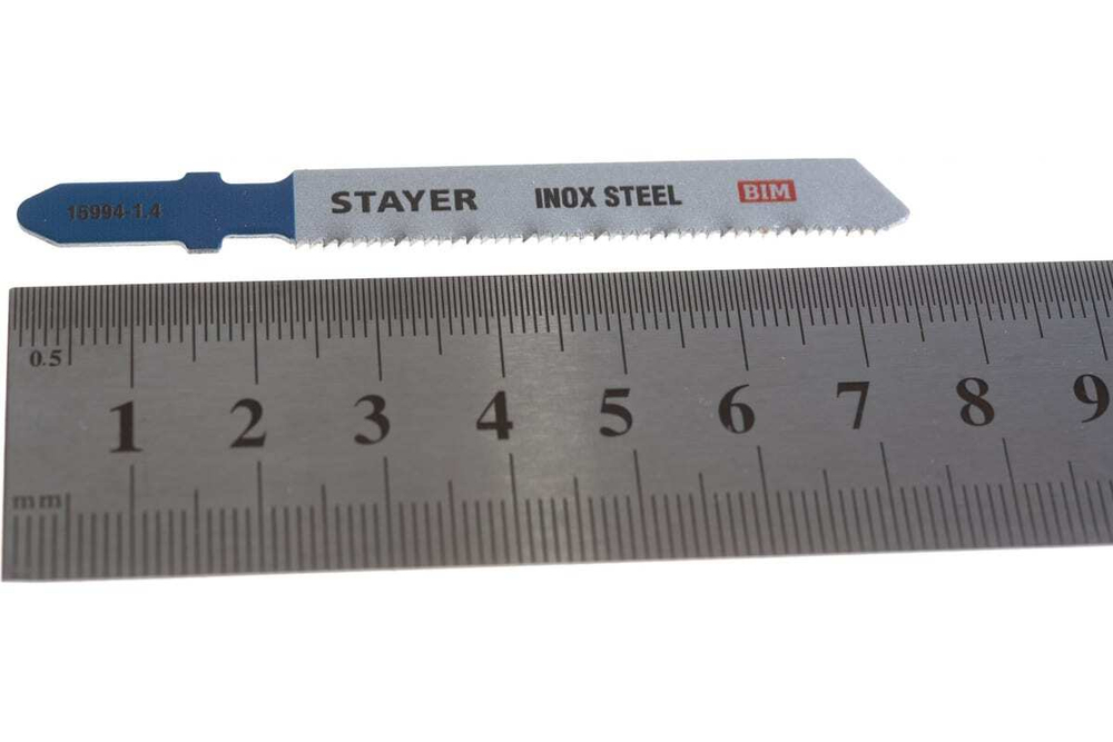 Полотна по металлу STAYER (2 шт; 50х1.4 мм; Bi-Metall; Т-хвост.; Т118АF) для электролобзика 15994-1.4_z02