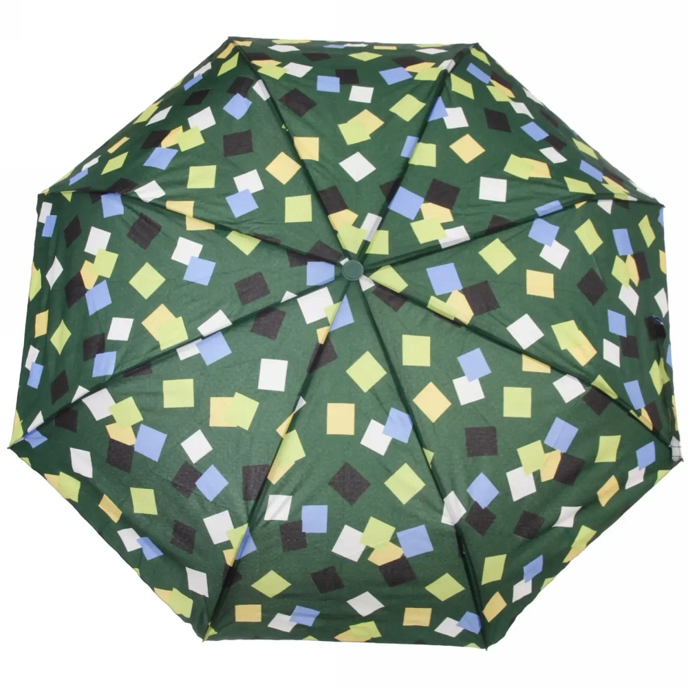 Зонт женский полуавтомат «Ultramarine - Геометрия», микс 6 цветов, 8 спиц, d-100см, длина в слож. виде 68см