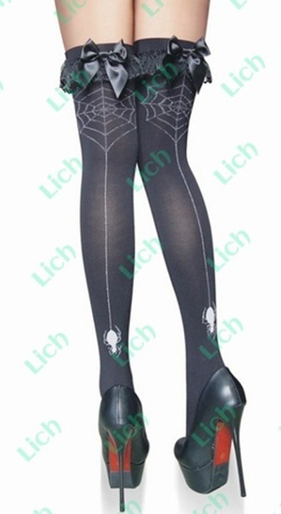 Чулки Ведьмы с паутинкой