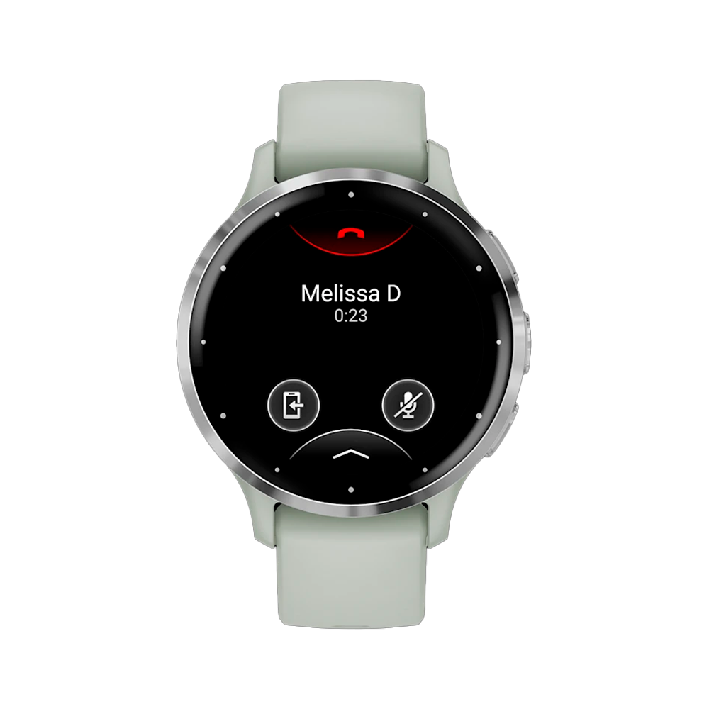 Умные часы Garmin Venu 3S, 41mm, Silver / Sage Gray (010-02785-01)