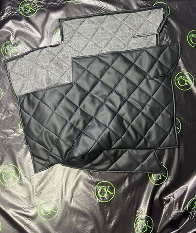 Коврики (утеплитель) под сиденья УАЗ 452 Буханка (синяя нить ромб)