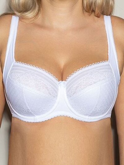 Бюстгальтер с чашкой на тонком поролоне Compliment (Размер: 75G) (Цвет: белый)