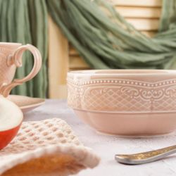 Салатник 400 мл d 12 см h5,4 см Aristocrat Peach Tea Stackable Noble [6]