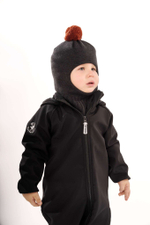 Комбинезон демисезонный Softshell (черный)