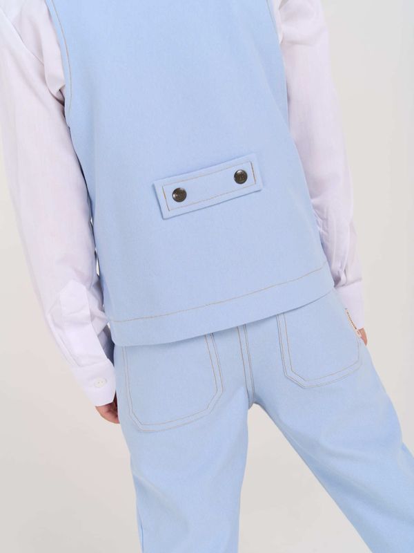 Жилет из джинскота 