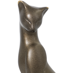Салфетница Кошка Грация Бронза