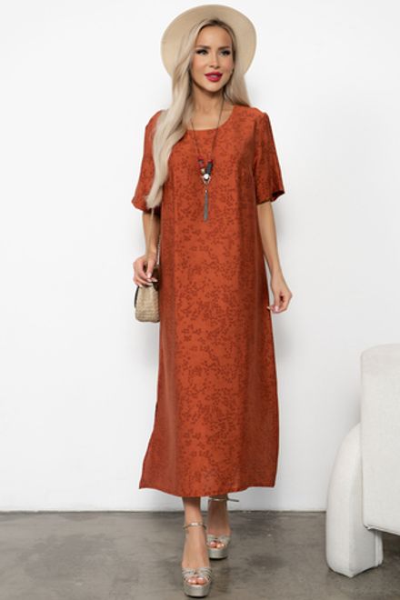 Платье Элиза (терракот) Р11-1219 Nikol