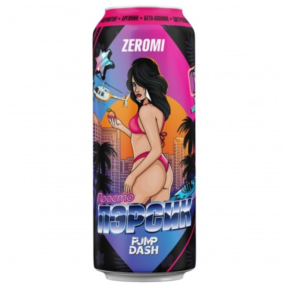 ZEROMI Энергетический pre-workout напиток PUMP DASH (450 мл.) [M]