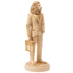 Скульптура Лев Бизнесмен Айвори