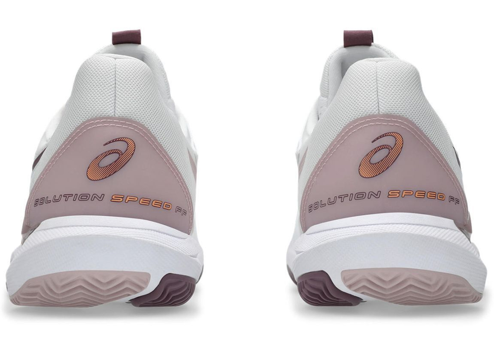 Женские Кроссовки теннисные Asics Solution Speed FF 3 Clay - white/dusty mauve