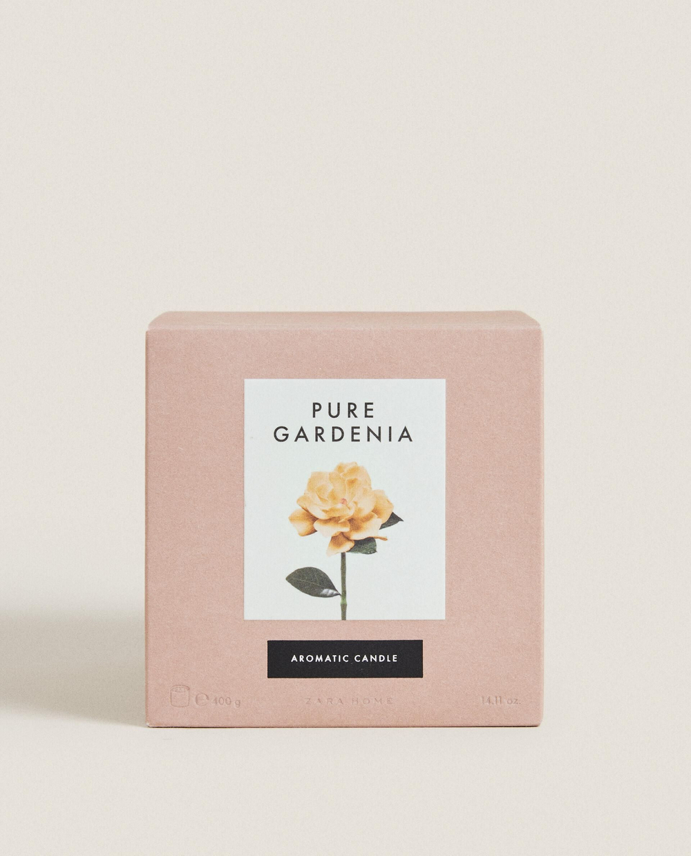 Zara Home - Ароматическая свеча pure gardenia, 400 г