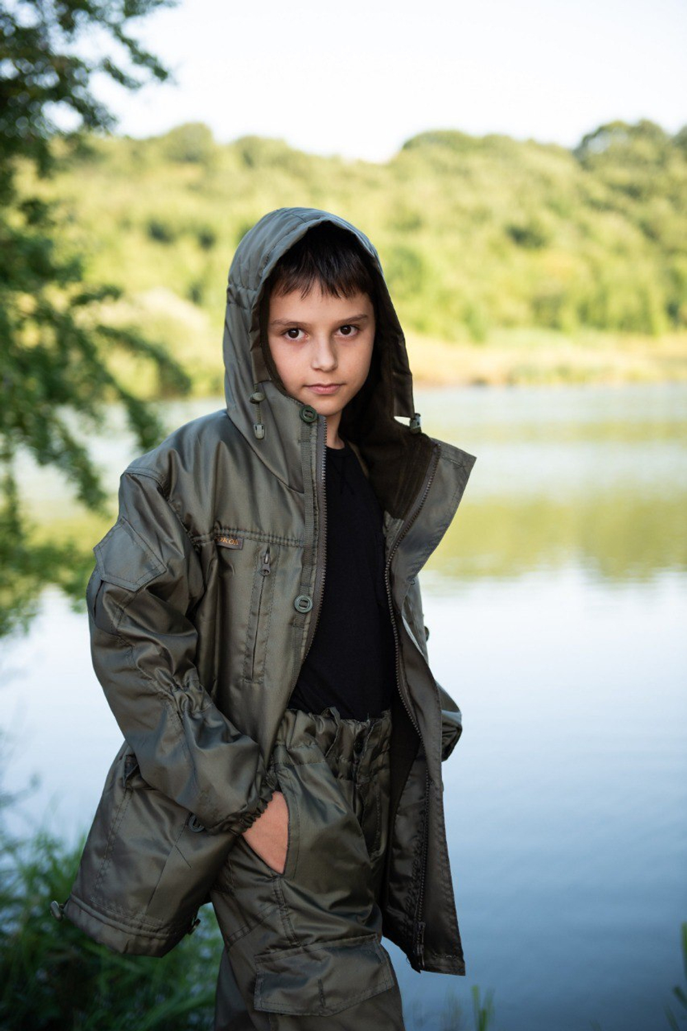 Костюм детский Горка 6 деми / олива