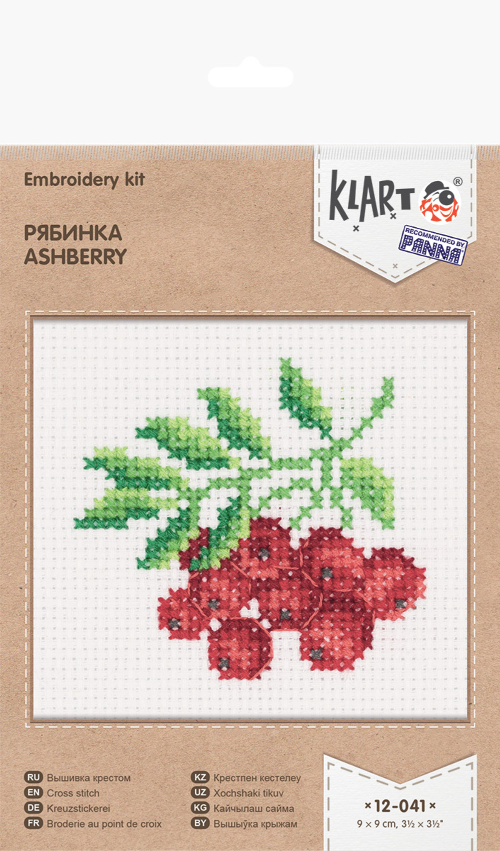 "Klart" набор для вышивания 12-041 "Рябинка"