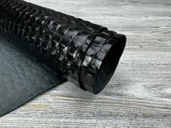 Crocco Back Black (1,3-1,5 мм), цв.черный, натуральная кожа