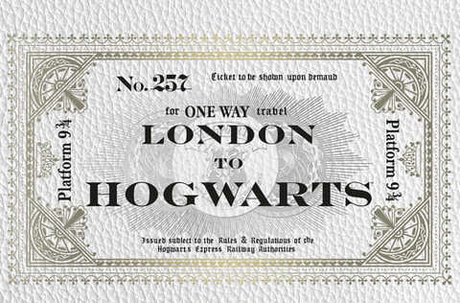 Блокнот. Гарри Поттер. Билет на Хогвартс-экспресс