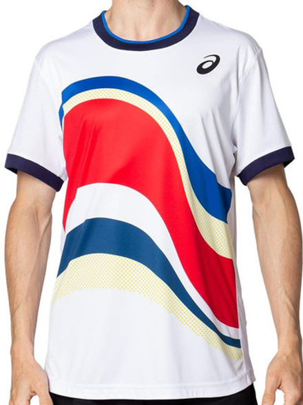 Мужская теннисная футболка Asics Match M GPX Tee - brilliant white