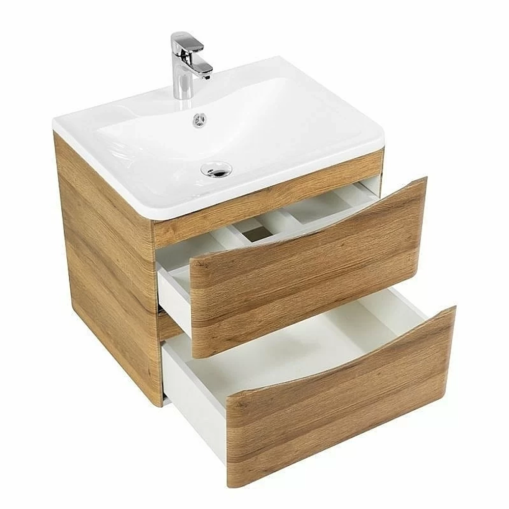 Тумба с раковиной BelBagno ACQUA 2C SO 70 Rovere Rustico