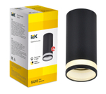 Светильник 4005 накладной потолочный под лампу GU10 черный IEK