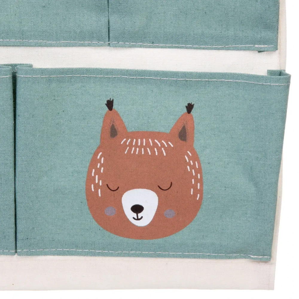 Карман настенный подвесной «ФРАТТИ БУМ», принт белочка, семь секций, 35*50см (лейбл Селфи)