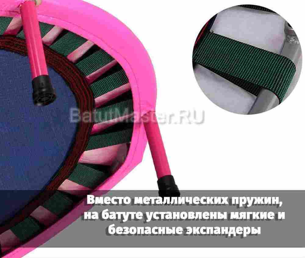 Каркасный батут «Мишка», диаметр 4 фт, оранжевый