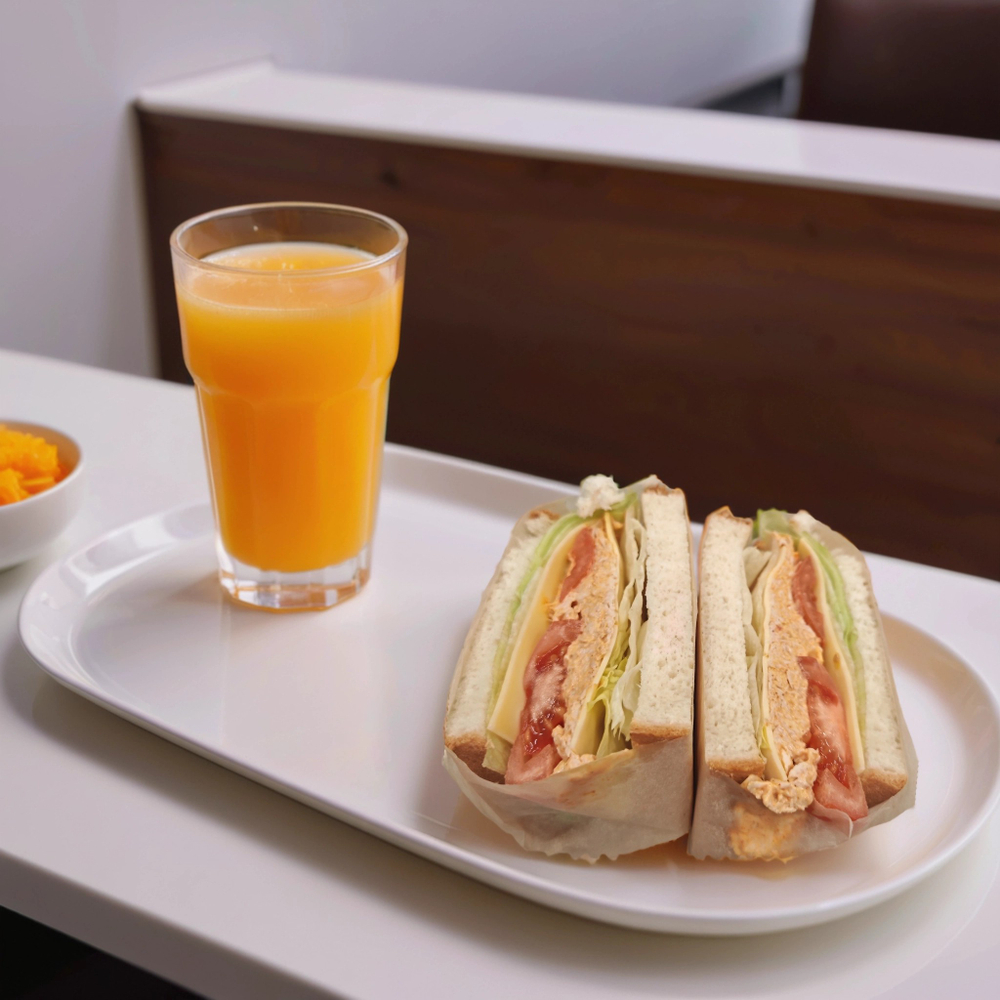 Сэндвич с курицей по-корейски