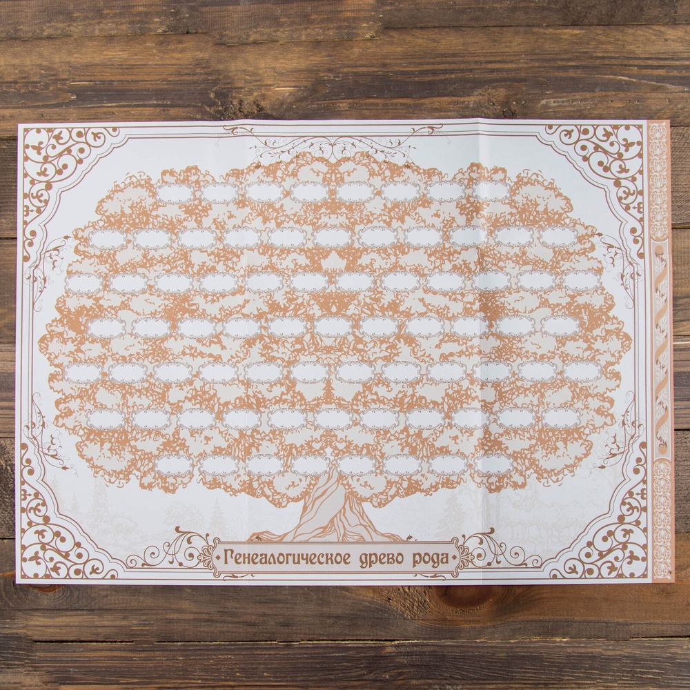 Родословная книга «Древо», 50 листов, 30х5х22.5 см 1320940