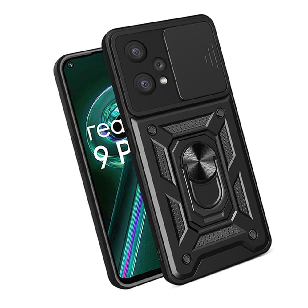 Чехол с кольцом Bumper Case для Realme 9 Pro