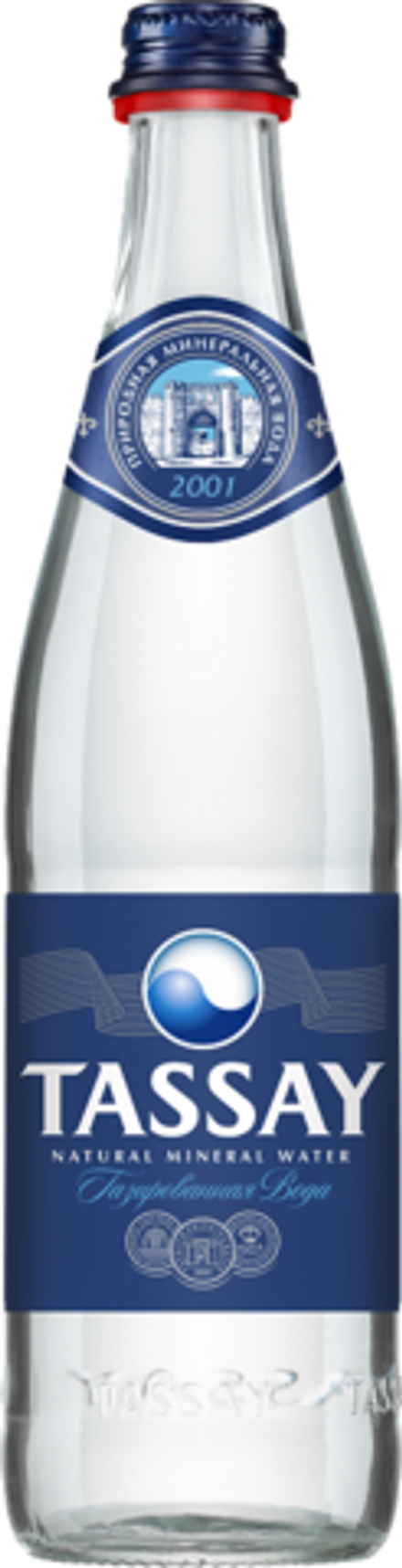 Минеральная.вода Tassay 0,5\12 газ.(стекло)