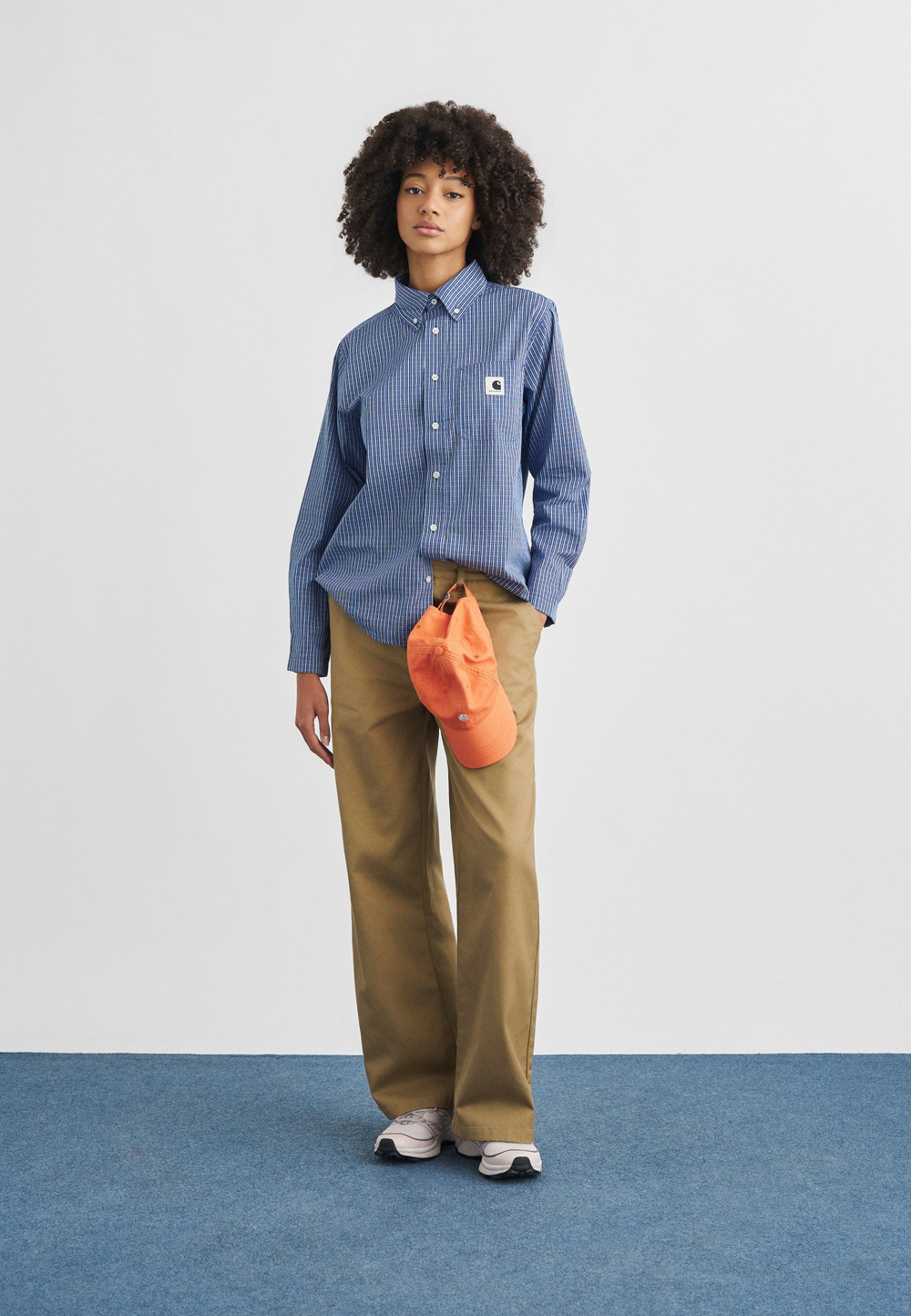 Carhartt WIP OMAK - Тканевые брюки - Бежевый