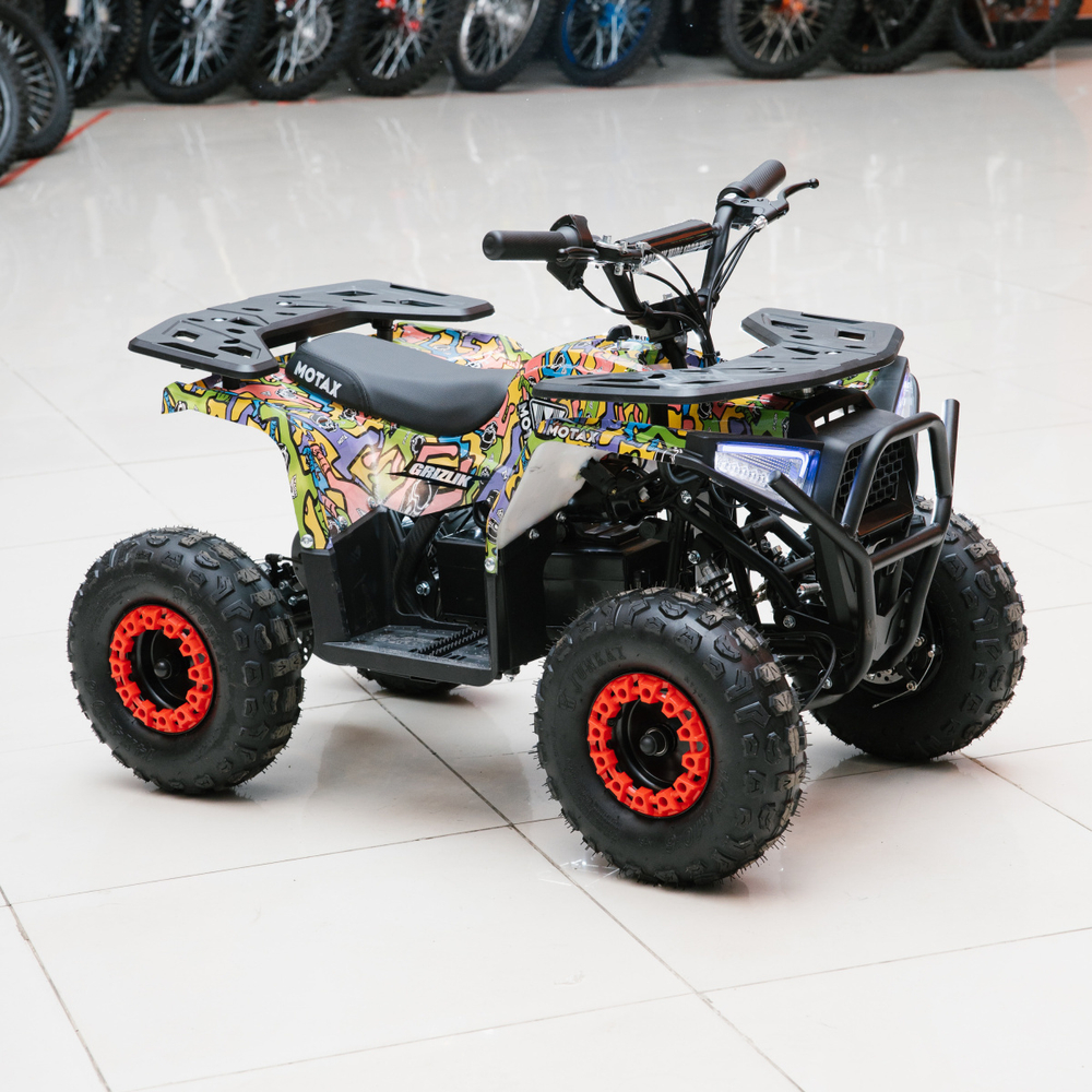 Детский электроквадроцикл MOTAX GRIZLIK MINI E1000 BW