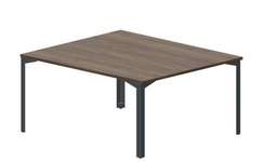 Составной стол на 2 рабочих места 158х136,6х75см, без отверстий