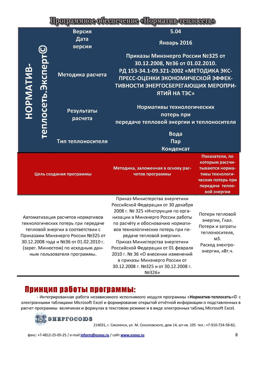 Обновление или продление IT ПО "Норматив-теплосеть", неискл право использ  руб/год, цена от