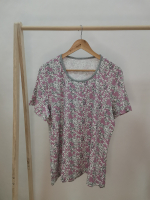 Футболка Ф-22Х/сирень-луговыецветы