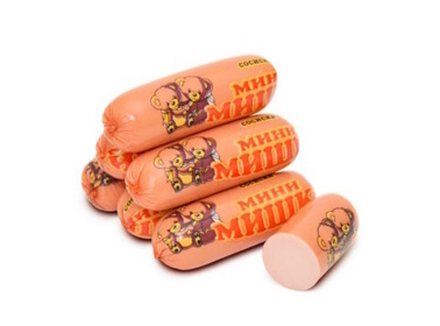 Сосиски "Мини-мишки" вареные Пинский МК