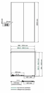 Душевой уголок WasserKRAFT Dill 61S19 100x100