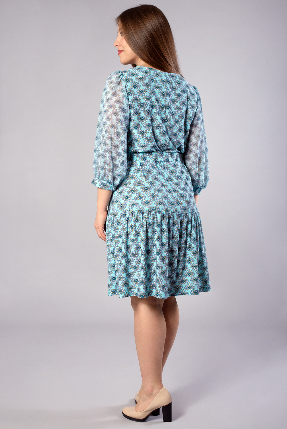 Платье женское 3934зп, цикломен #172Цика053934зп