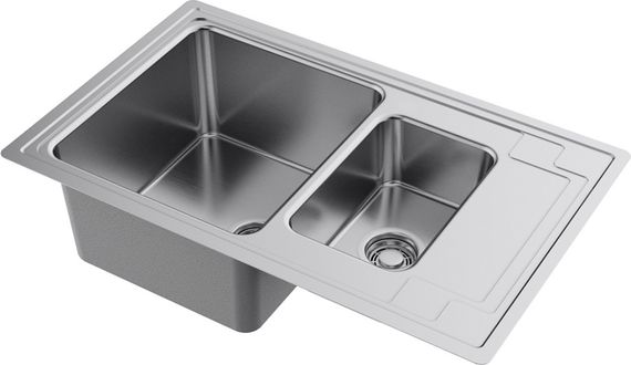 Кухонная мойка OMOIKIRI Mizu 78-2-IN нерж. сталь/нержавеющая сталь (арт. 4973731)