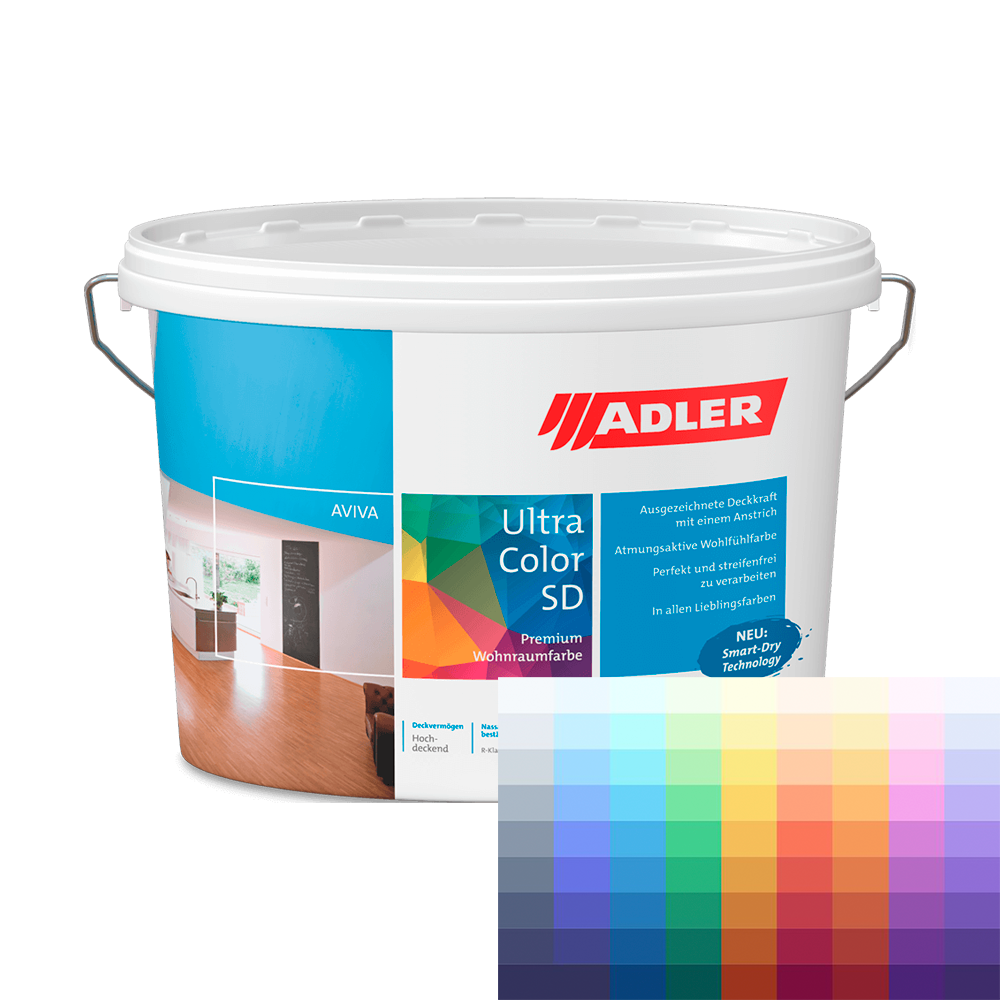 Aviva Ultra-Color SD - премиальная краска для внутренних работ | Adler (Австрия)