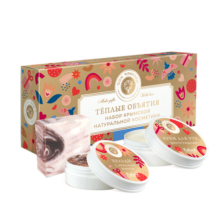 Подарочный набор миниатюры Теплые объятия, 190 г (6,74 б)