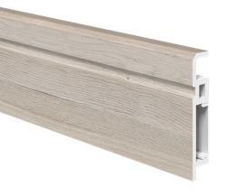 Напольный плинтус ПВХ Foresta Aviv Мавелла милк FA 026 2000х70х13 мм