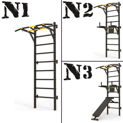 Шведская стенка Монолит, черный (Монолит №1)