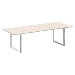 Onix Direct Lux Стол переговорный О-обр. м/к M-O.MO-PRG-25 Денвер Светлый/Нержавеющая Сталь/Хром 258