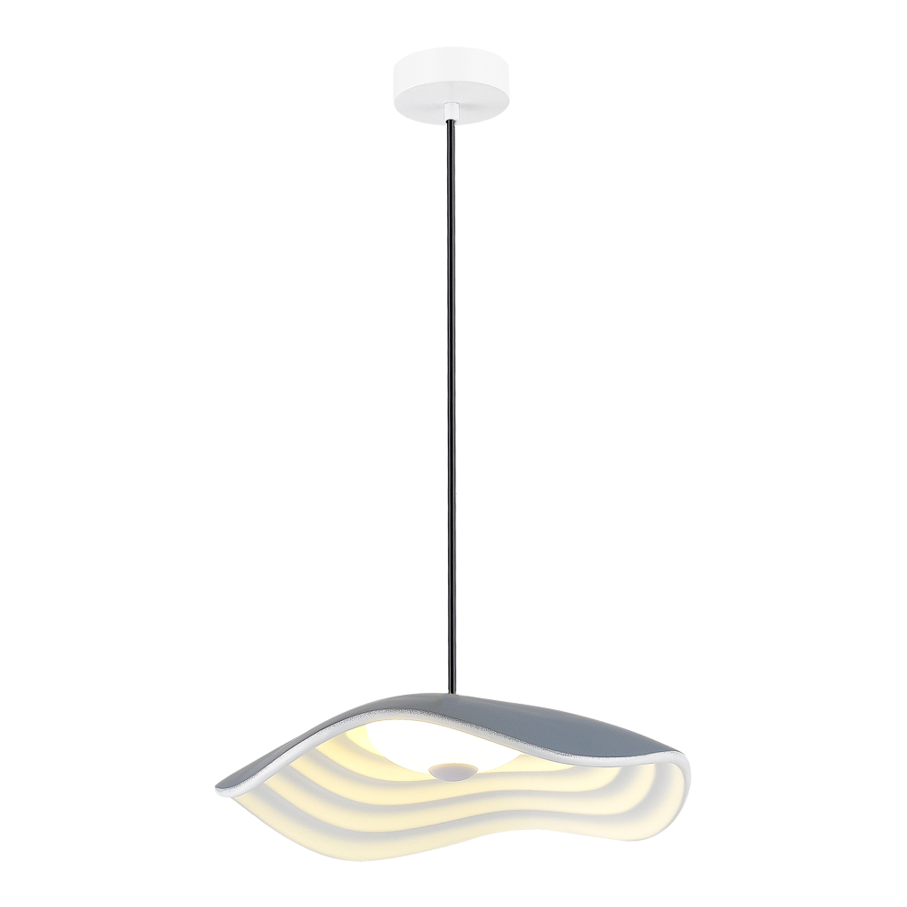 Светильник светодиодный, серый, серый / белый, OASIS, LED, 12