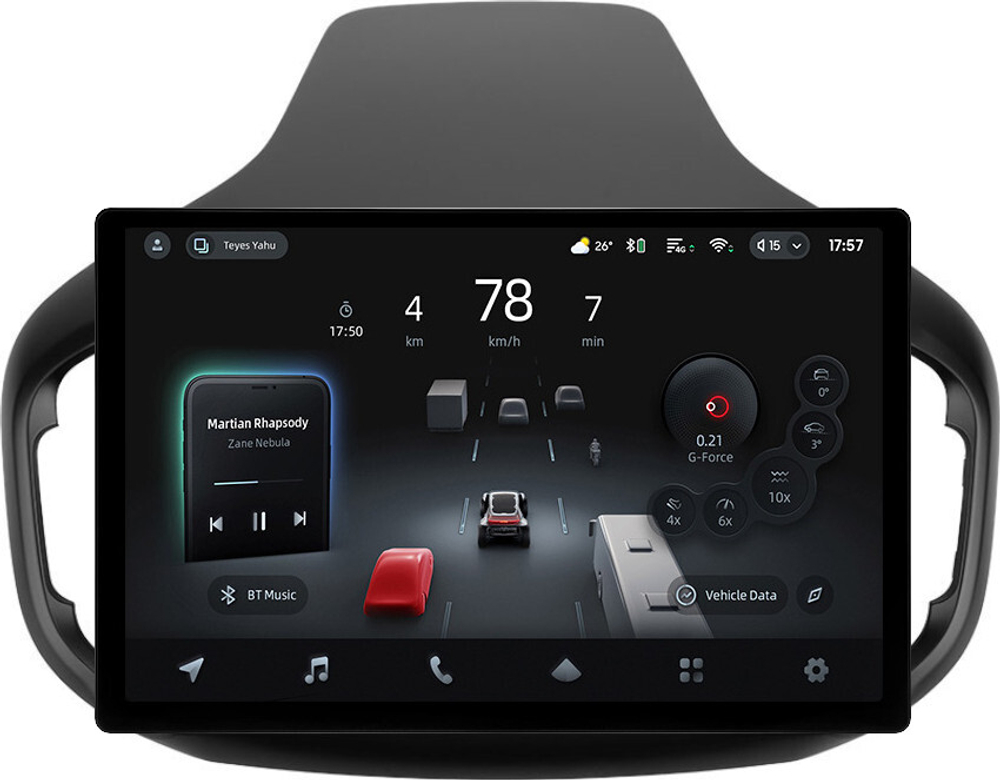 Магнитола для Chery Tiggo 7 2016-2020 - Teyes CC4-PRO монитор 13" 2K QLED на Android 13, Snapdragon 778G, 8+128, AI, CarPlay, DSP, 4G SIM-слот