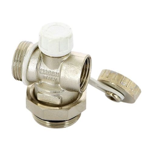 Концевик Uni-Fitt 1"x1/2" для коллекторных групп никелированный 460N4200