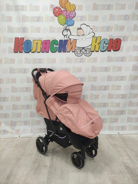 Коляска прогулочная Baballo Future 2024 розовый (черная рама)