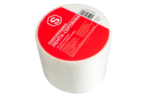 Лента-серпянка самоклеющаяся 100 мм х 45 м Samtools