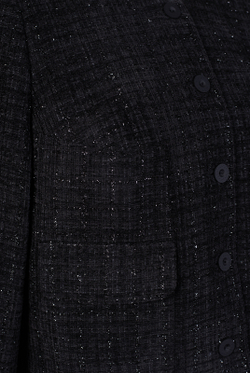 Жакет женский 3883ВП, черный блеск #323ЧБл043883ВП